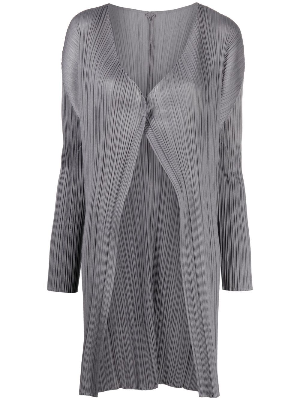 фото Pleats please issey miyake удлиненный топ с плиссировкой