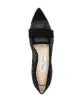 Jimmy Choo Gala crystal-embellished flat pumps