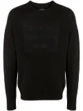 Opening Ceremony box-logo crew-neck jumper - Black