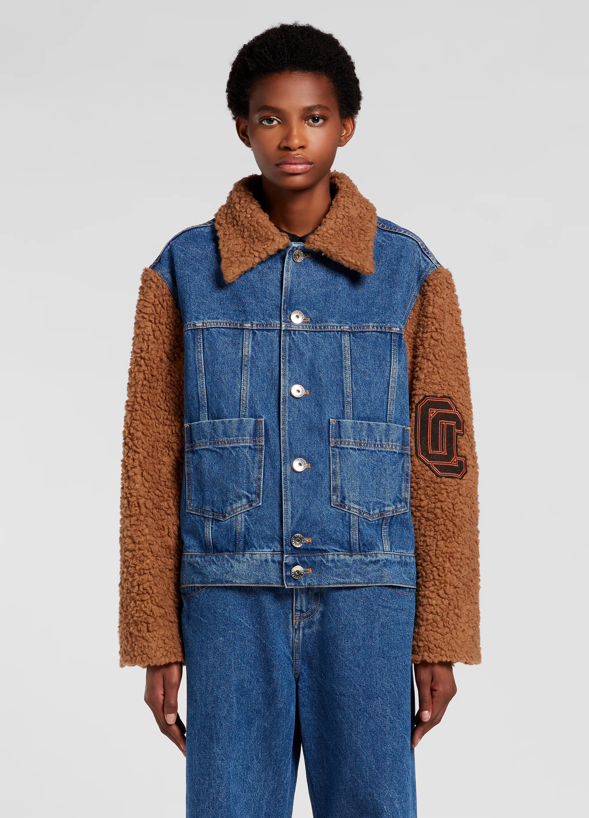 DENIM CABAN