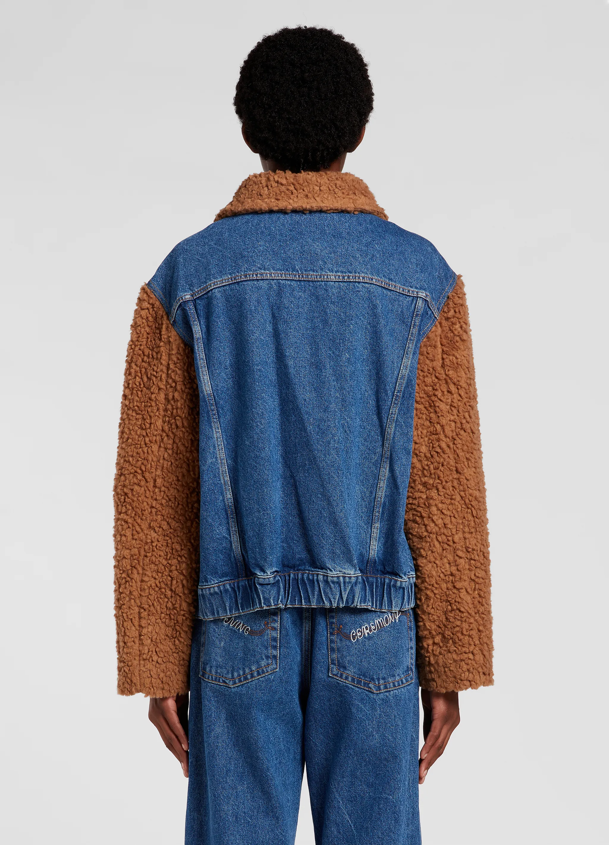 DENIM CABAN
