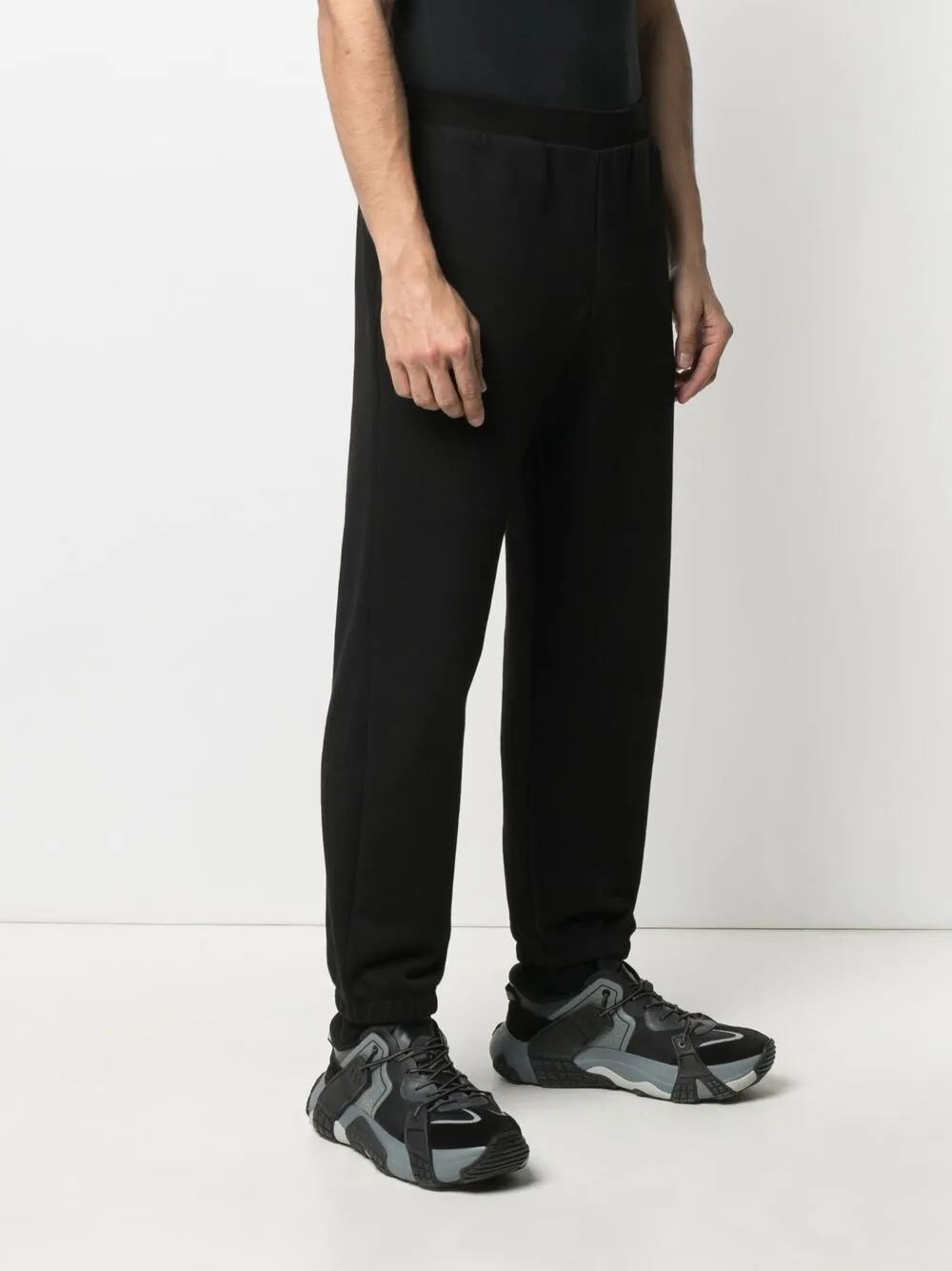 opening ceremony box-logo track pants - black