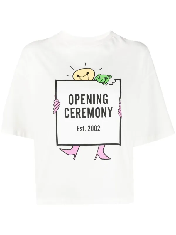 opening ceremony box logo moletom com capuz