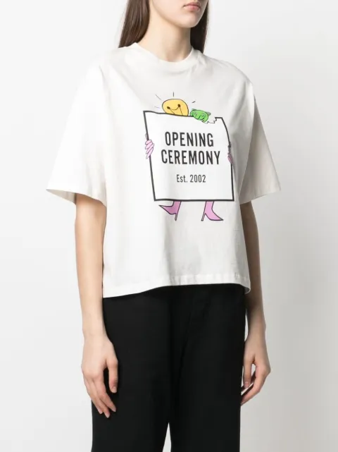 opening ceremony box logo moletom com capuz