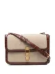 Imagen 2 de Saint Laurent bolsa de hombro con logo en relieve