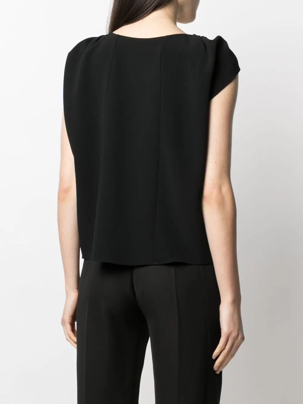 фото Emporio armani футболка с u-образным вырезом и короткими рукавами