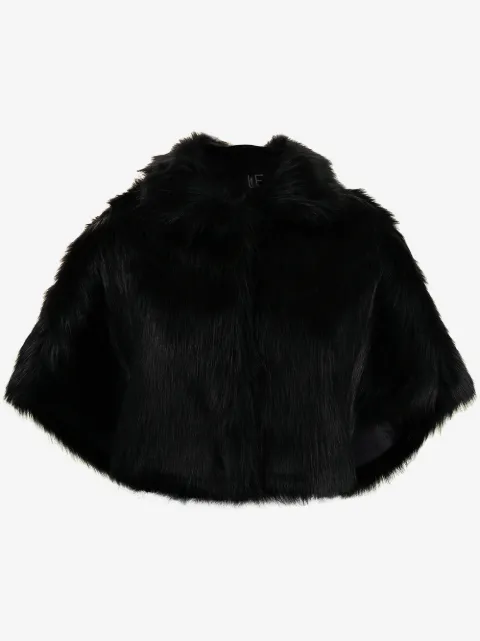 Unreal Fur Nord faux-fur cropped cape