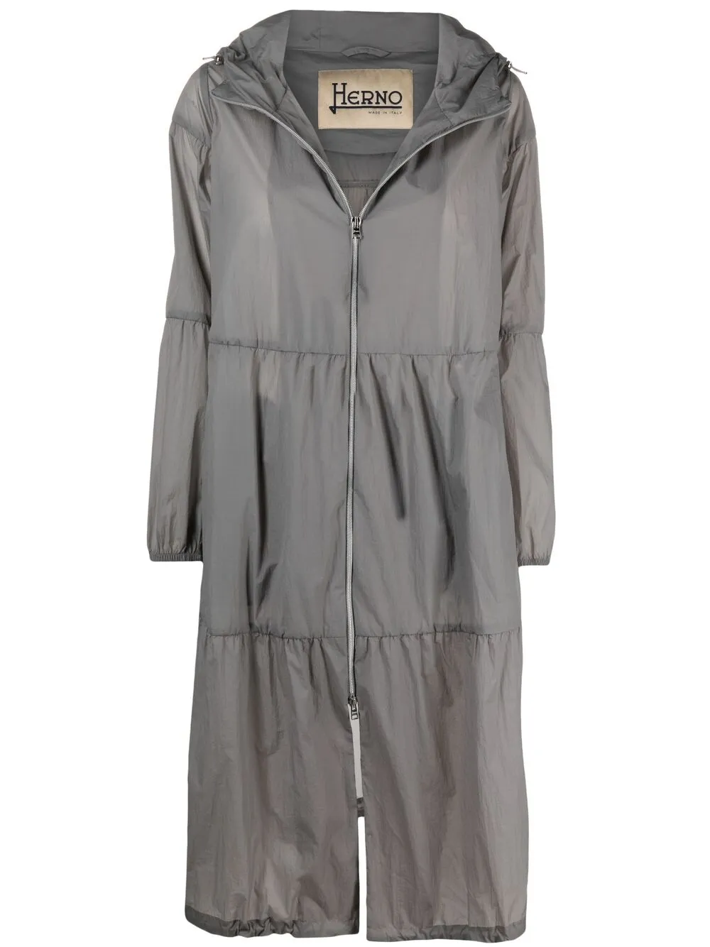 Herno Super-long Ultralight Sportswear Parka In Grey