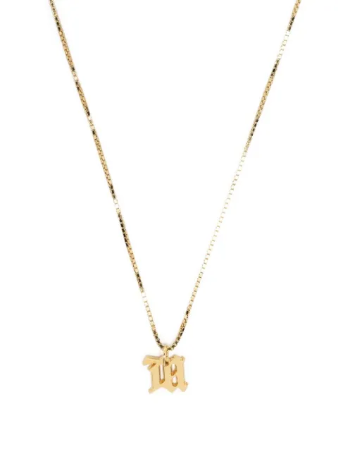 MISBHV letter charm necklace
