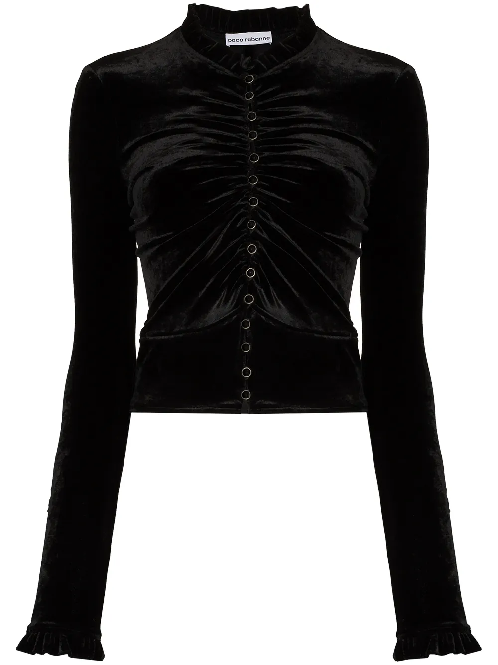 Bild 1 von Paco Rabanne PACO TOP BLS HN LS VIC CLLR BU JRSY VLVT