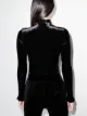 Paco Rabanne PACO TOP BLS HN LS VIC CLLR BU JRSY VLVT