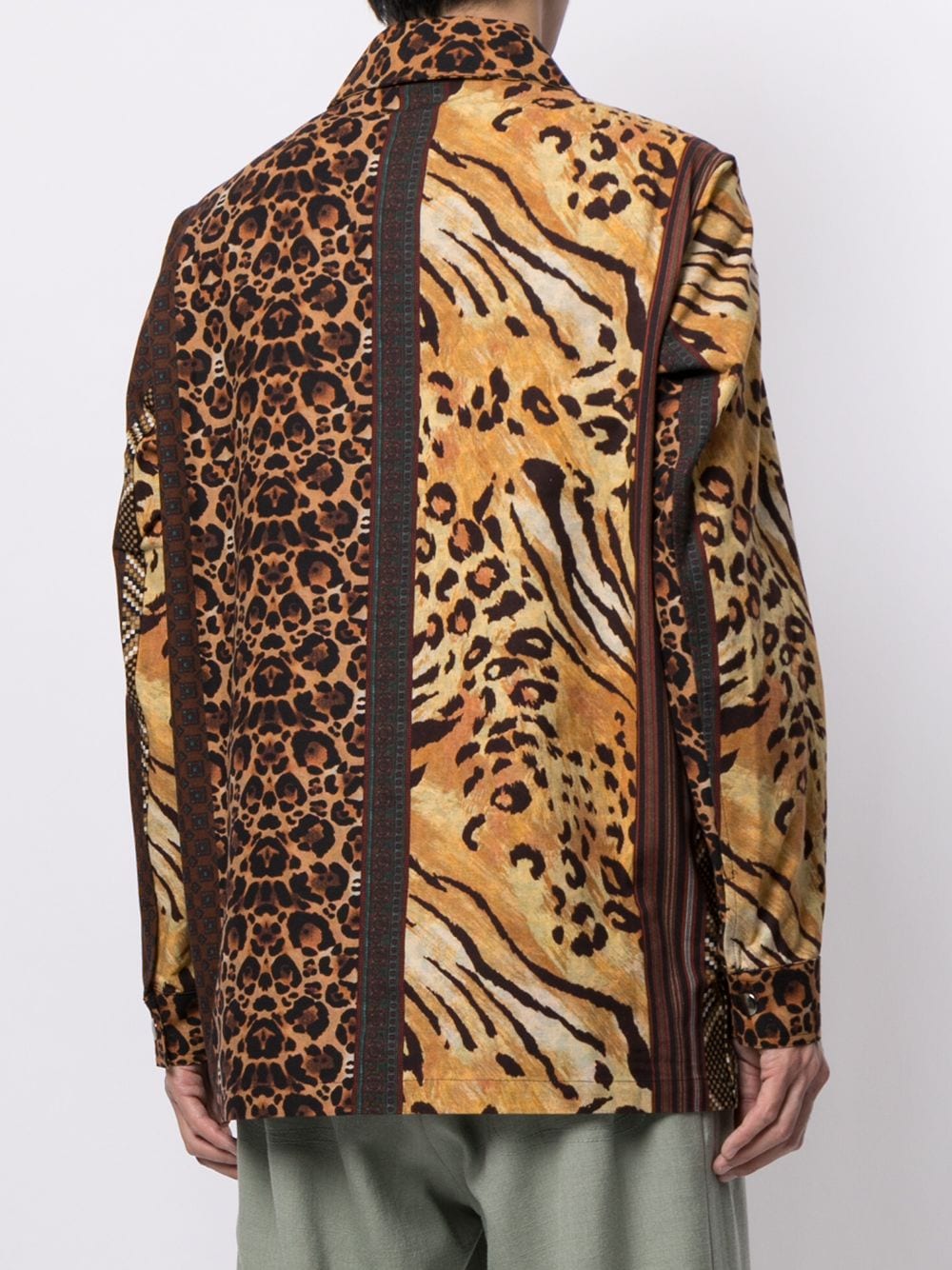 фото Pierre-louis mascia рубашка с леопардовым принтом