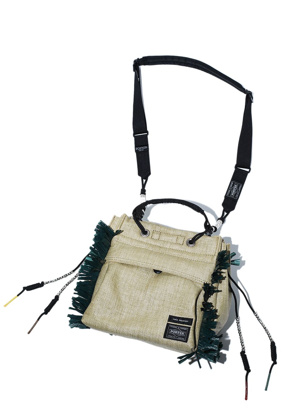 Toga Virilis x Porter frayed edge bag