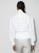 Paco Rabanne ruffled high neck blouse