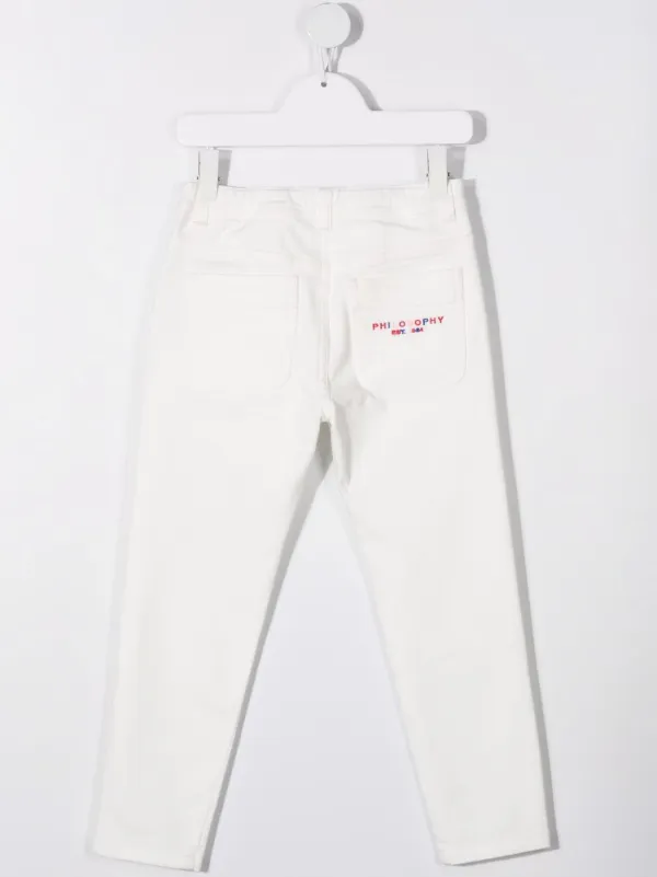 Philosophy Di Lorenzo Serafini Kids frayed-detail Skinny