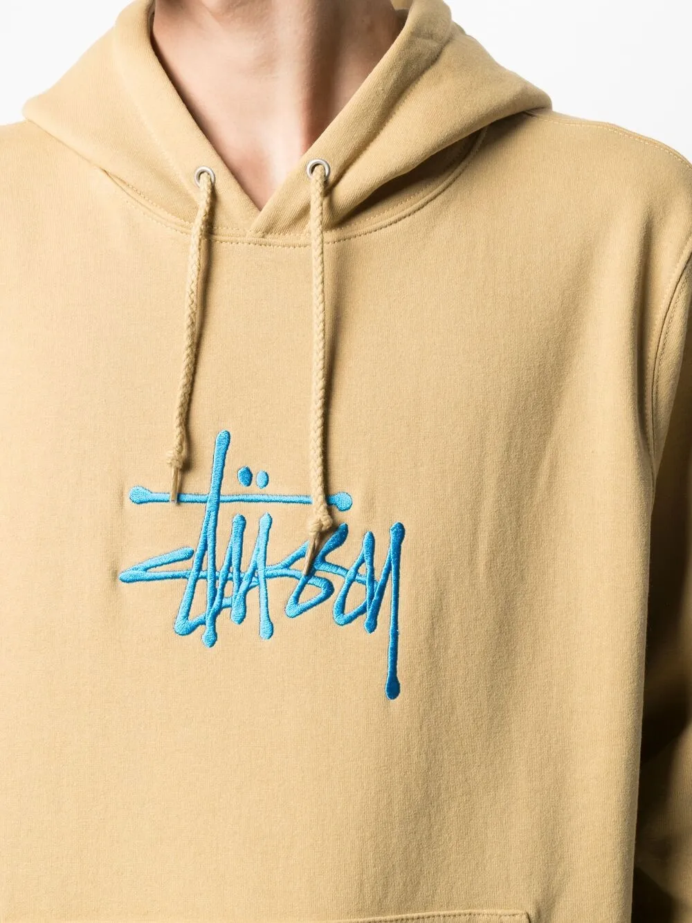 фото Stussy худи с вышитым логотипом