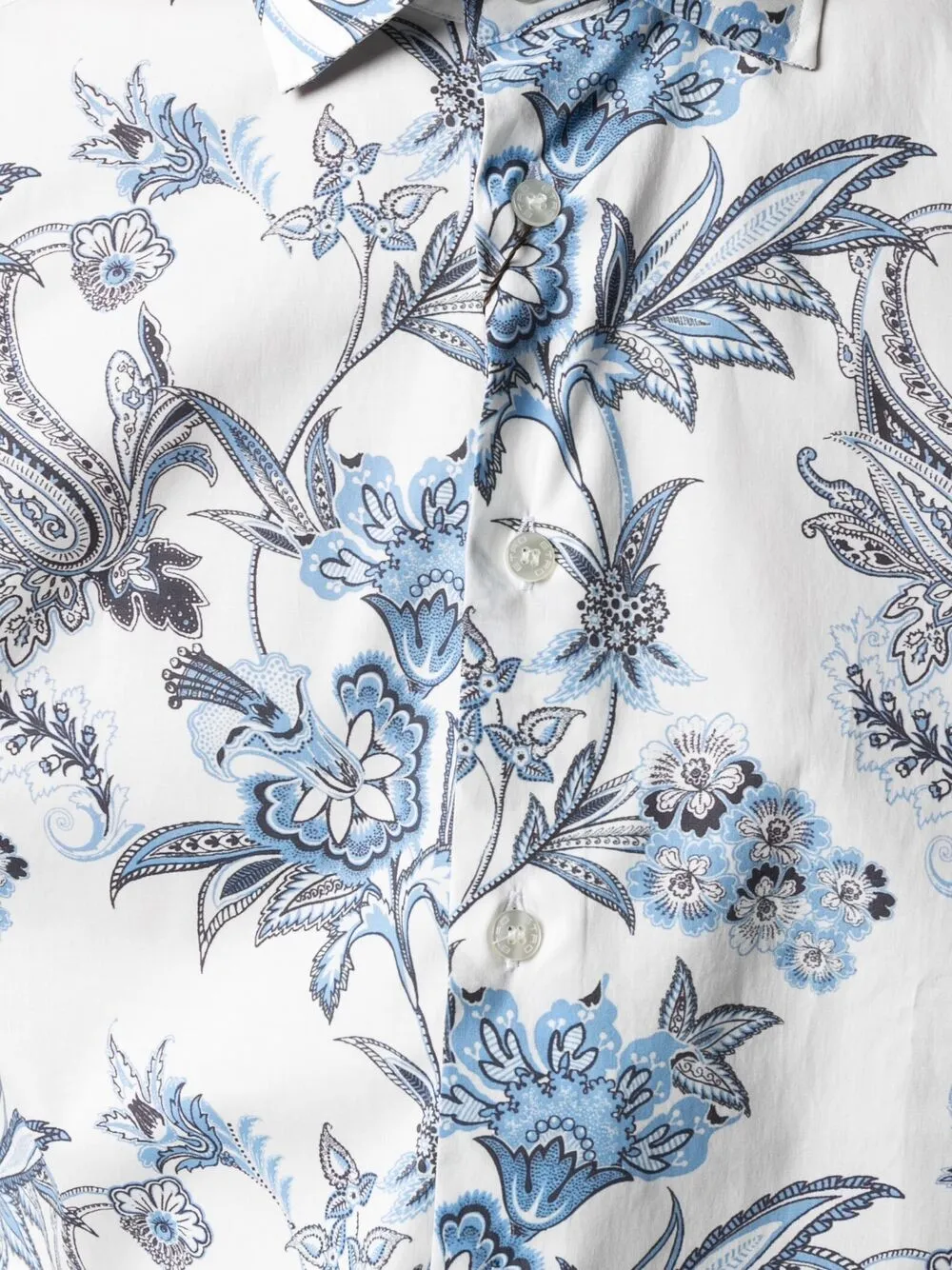 фото Etro рубашка с цветочным принтом