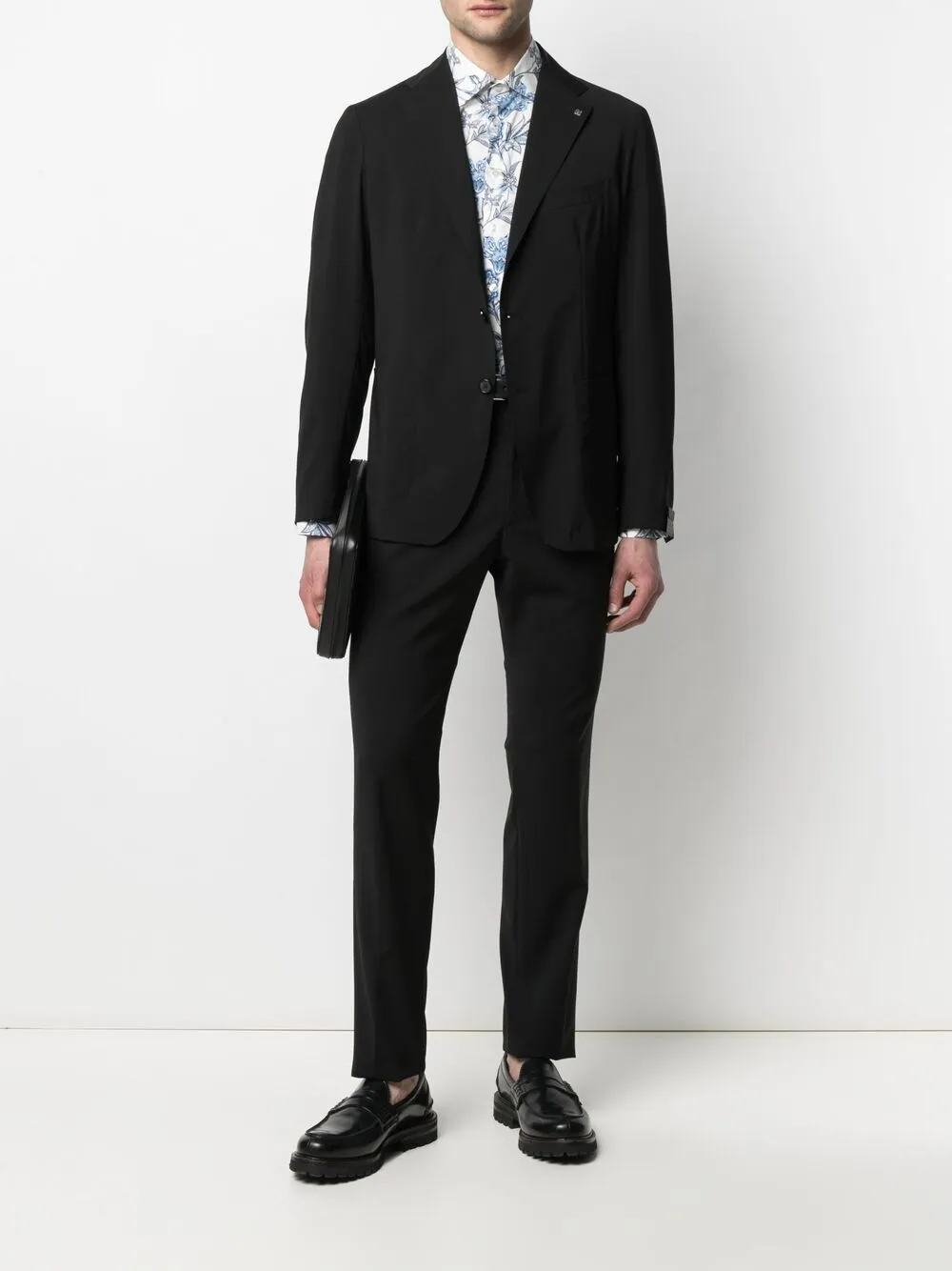 фото Etro рубашка с цветочным принтом