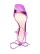 Schutz metallic mid-heel sandals