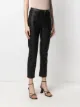 Pinko faux-leather cropped trousers