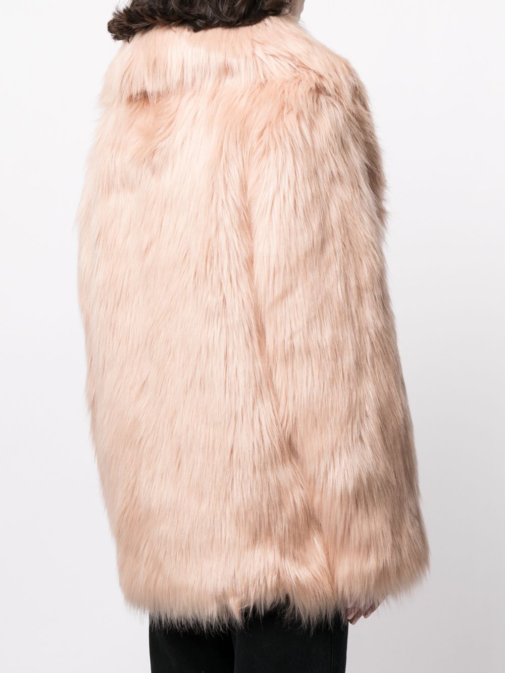 фото Unreal fur premium rose faux-fur jacket