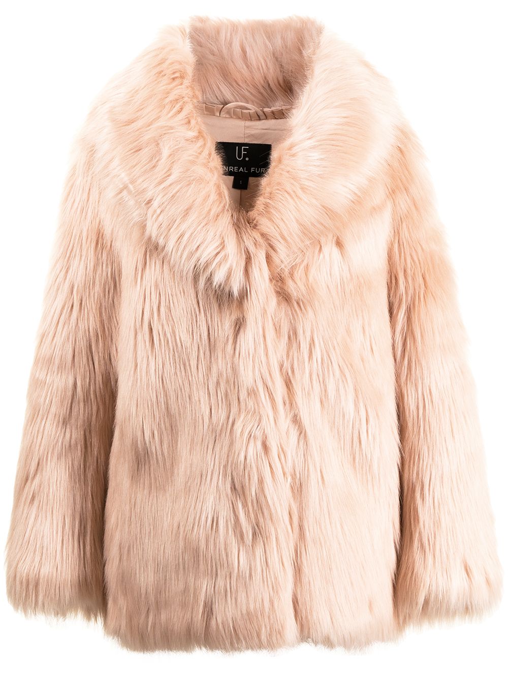 фото Unreal fur premium rose faux-fur jacket