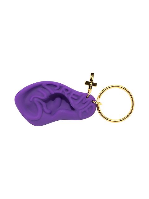 Supreme logo-embossed Ear keychain