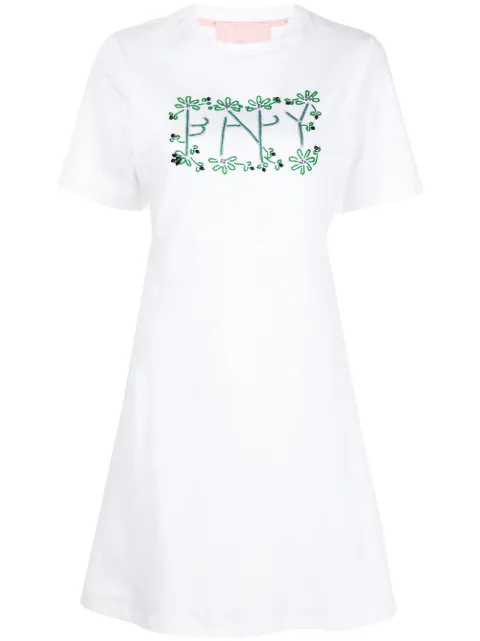 BAPY BY *A BATHING APE® logo T-shirt dress