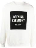 Opening Ceremony box-logo sweatshirt - White