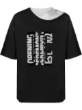 Opening Ceremony double-collar T-shirt - Black