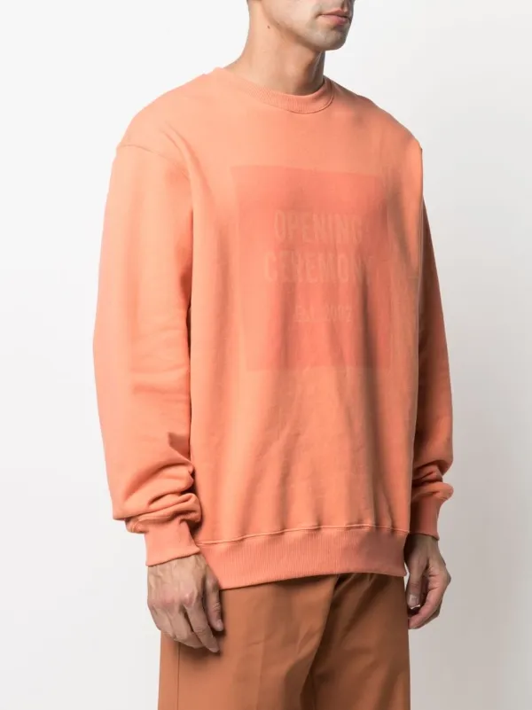 【関税込】◆OPENING CEREMONY◆ボックスロゴ スウェットシャツ Opening Ceremony 3D Box Logo crew-neck Sweatshirt | Black