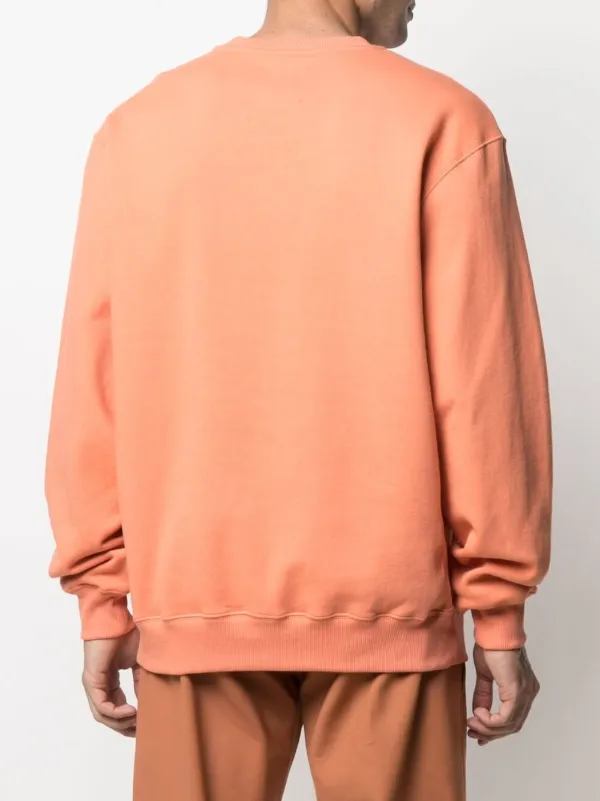 Opening Ceremony Box Logo Cotton Sweatshirt | Orange