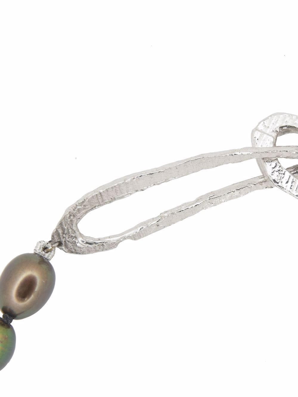 Shop Loveness Lee Solia Pearl Necklace In Silber