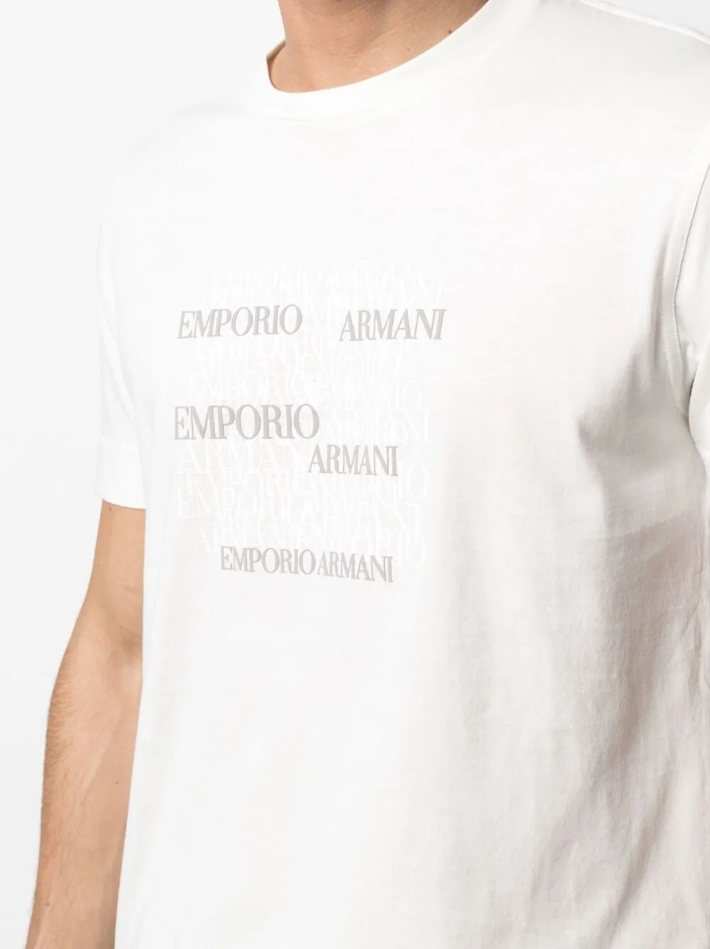 фото Emporio armani футболка с логотипом