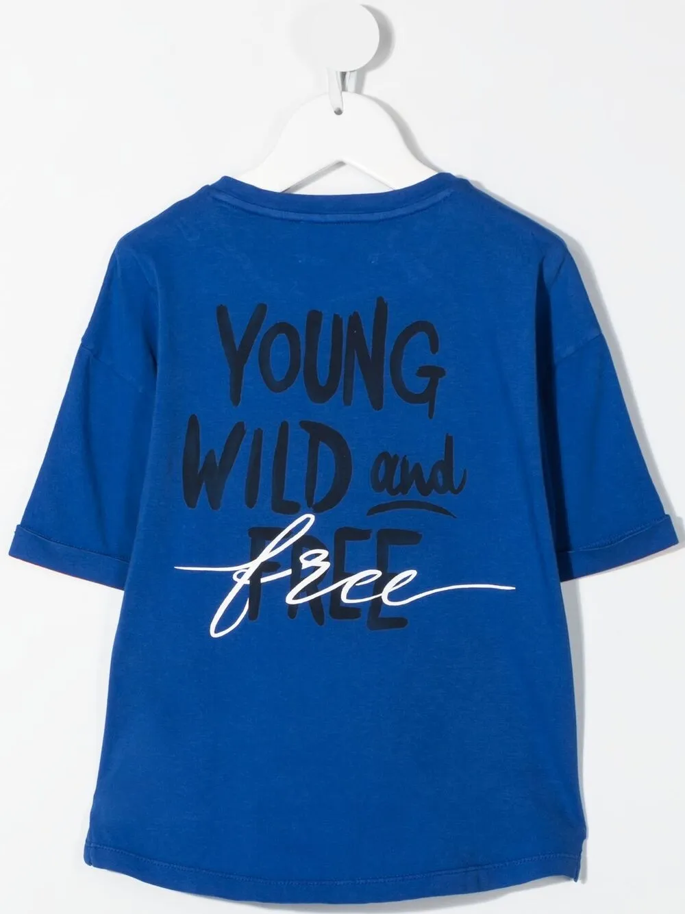 фото Dondup kids футболка с принтом young wild and free