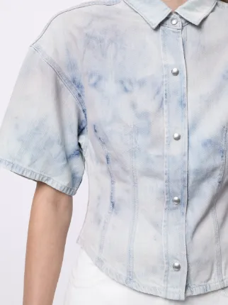 tie-dye print shirt展示图