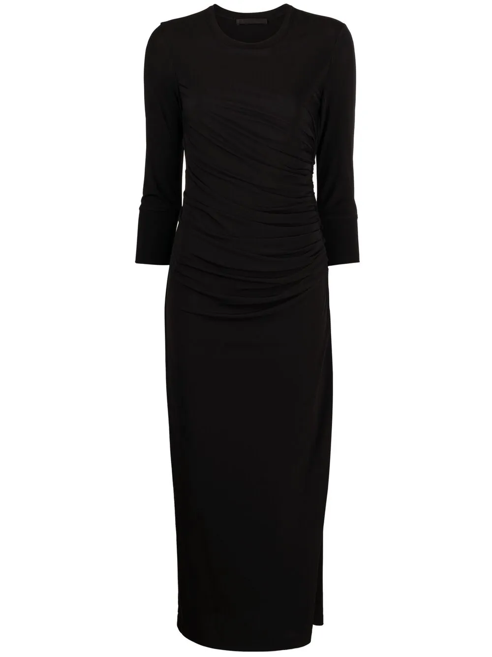 Image 1 of Helmut Lang fitted long-sleeve dress