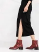 Helmut Lang fitted long-sleeve dress
