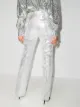 Paco Rabanne metallic-sheen tailored trousers