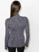 Paco Rabanne ring hardware zipped cardigan