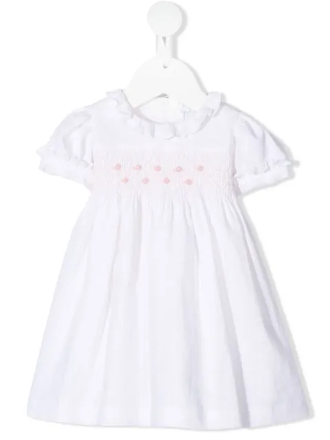 Siola ruffled-collar smocked dress