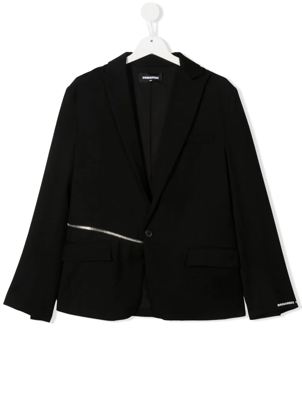 

Dsquared2 Kids blazer de vestir con detalle de cierre - Negro