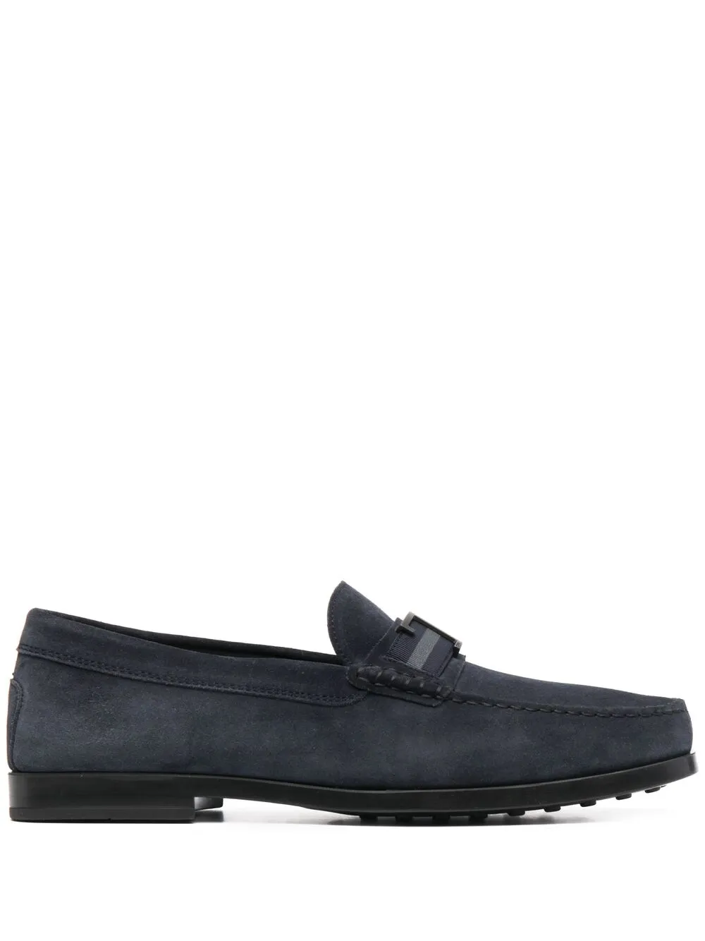 

Tod's mocasines con placa del logo - Azul