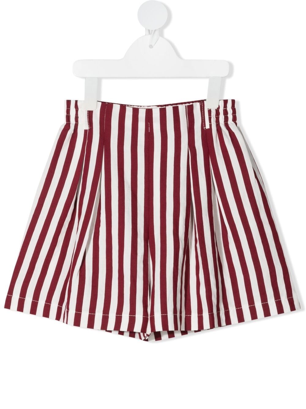 MONNALISA STRIPED HIGH-WAIST SHORTS