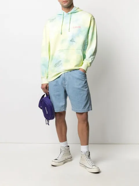 levi's tie dye moletom com capuz