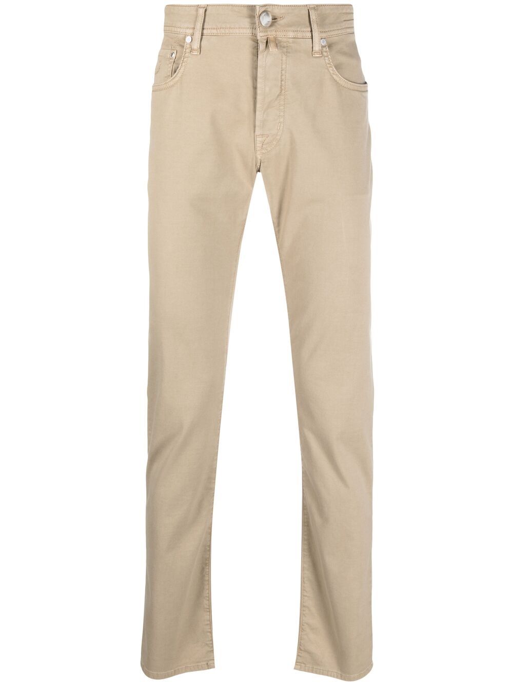 

Jacob Cohën low-rise straight leg chinos - Neutrals