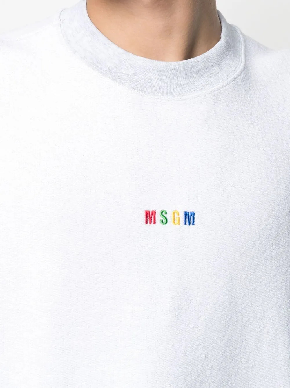 фото Msgm толстовка с вышитым логотипом