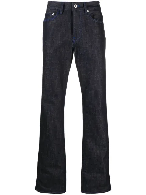 Marcelo Burlon County of Milan logo print straight-leg jeans