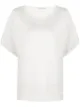 Image 1 of Stefano Mortari draped linen T-shirt
