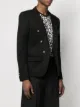 Balmain embossed buttons double-breasted blazer